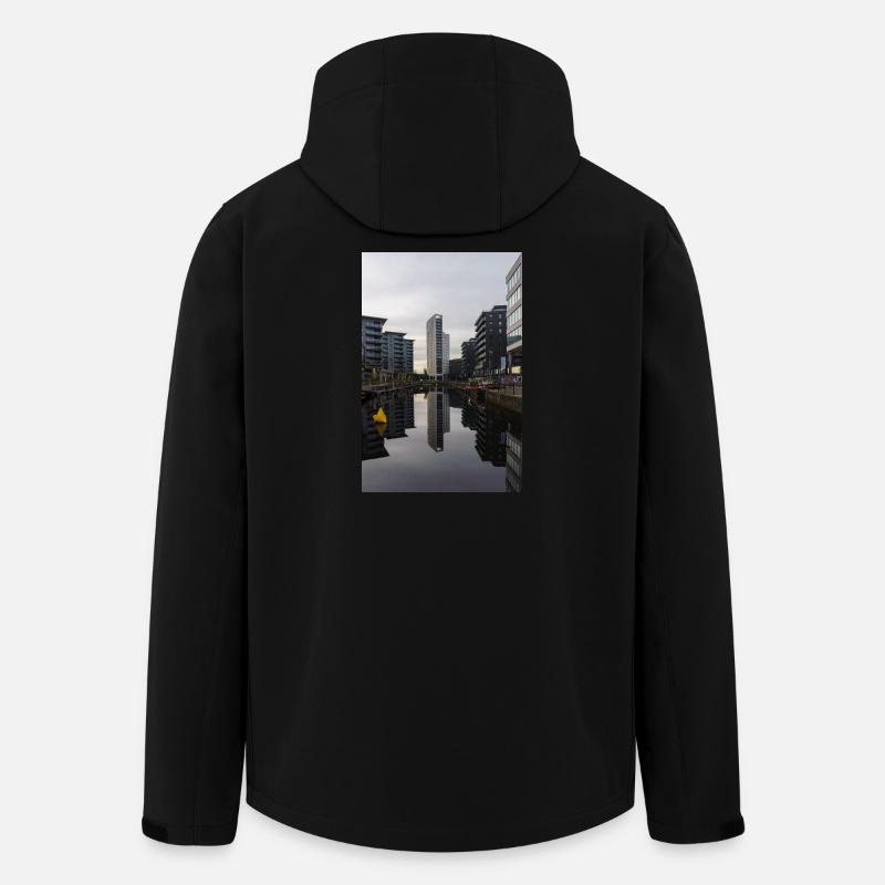 Urban Reflection - Men’s Recycled Softshell Jacket by Stanley/Stella - black