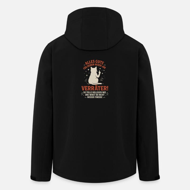 Abschied Kollege Abschiedsgeschenk Jobwechsel - Recycelte Männer Softshell-Jacke von Stanley/Stella - Schwarz