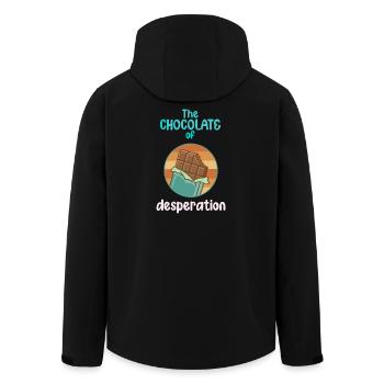 Les chocolats du désespoir - Veste softshell homme en polyester recyclé Stanley/Stella - noir - Dos - AI Model Male 185 light (185cm)