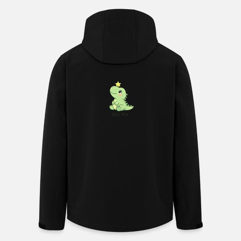 Tree Rex Dinosaurier T-Rex - Recycelte Männer Softshell-Jacke von Stanley/Stella - Schwarz