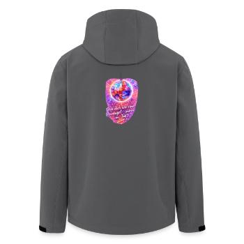 Spin like a disco ball - Men’s Recycled Softshell Jacket by Stanley/Stella - black - Back - AI Model Male 185 light (185cm)