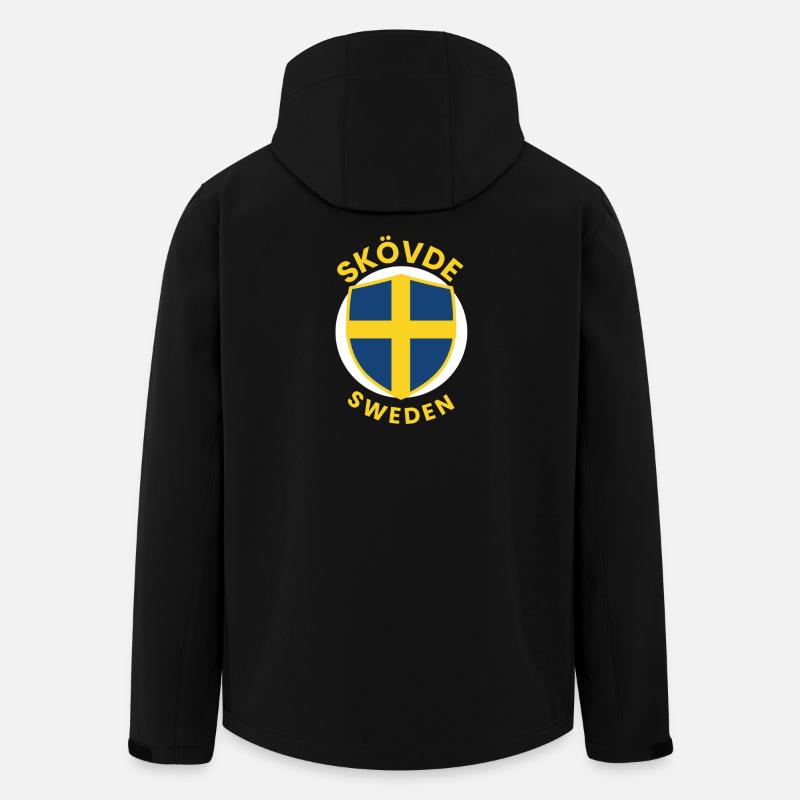 Skövde Shield Sweden emblem - Men’s Recycled Softshell Jacket by Stanley/Stella - black