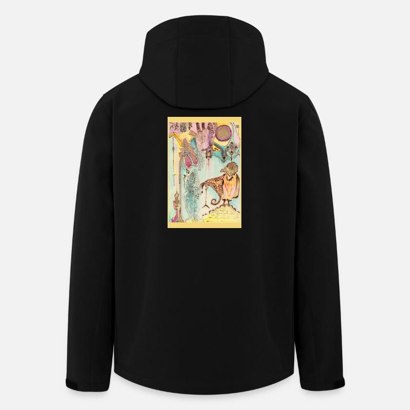Traumvögel-Edikt - Recycelte Männer Softshell-Jacke von Stanley/Stella - Schwarz