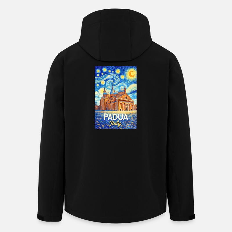Padua, Italien. - Recycelte Männer Softshell-Jacke von Stanley/Stella - Schwarz