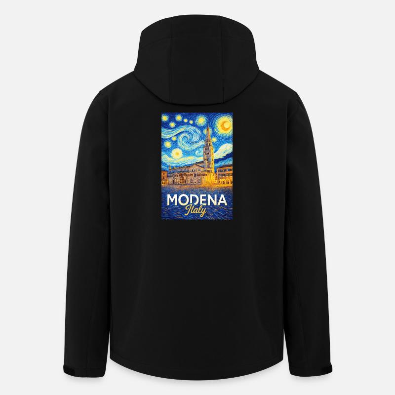 Modena, Italien - Recycelte Männer Softshell-Jacke von Stanley/Stella - Schwarz