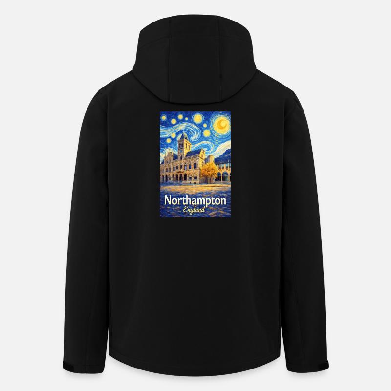 Northampton, England - Recycelte Männer Softshell-Jacke von Stanley/Stella - Schwarz
