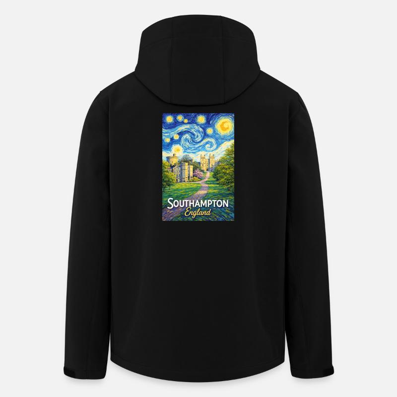 Southampton, England - Recycelte Männer Softshell-Jacke von Stanley/Stella - Schwarz