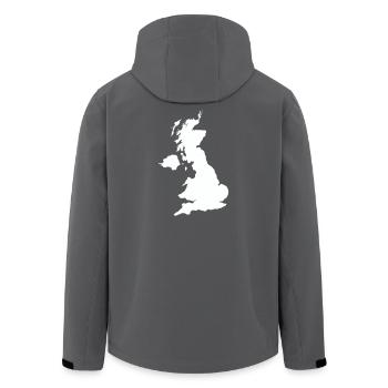 england_country - Veste softshell homme en polyester recyclé Stanley/Stella - charbon - Dos - AI Model Male 185 light (185cm)
