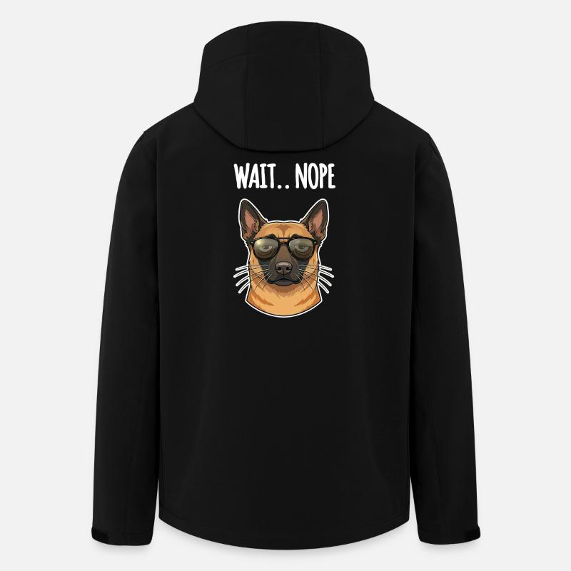Malinois Non - Veste softshell homme en polyester recyclé Stanley/Stella - noir