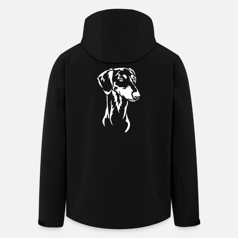 Saluki "Black Edition" - Recycelte Männer Softshell-Jacke von Stanley/Stella - Schwarz