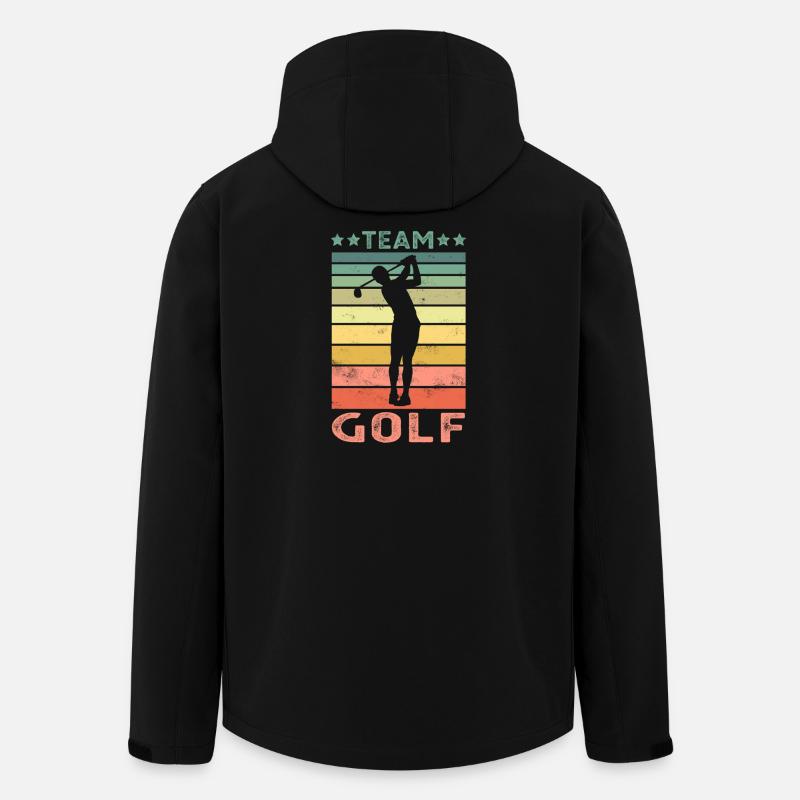 golfe - Veste softshell homme en polyester recyclé Stanley/Stella - noir