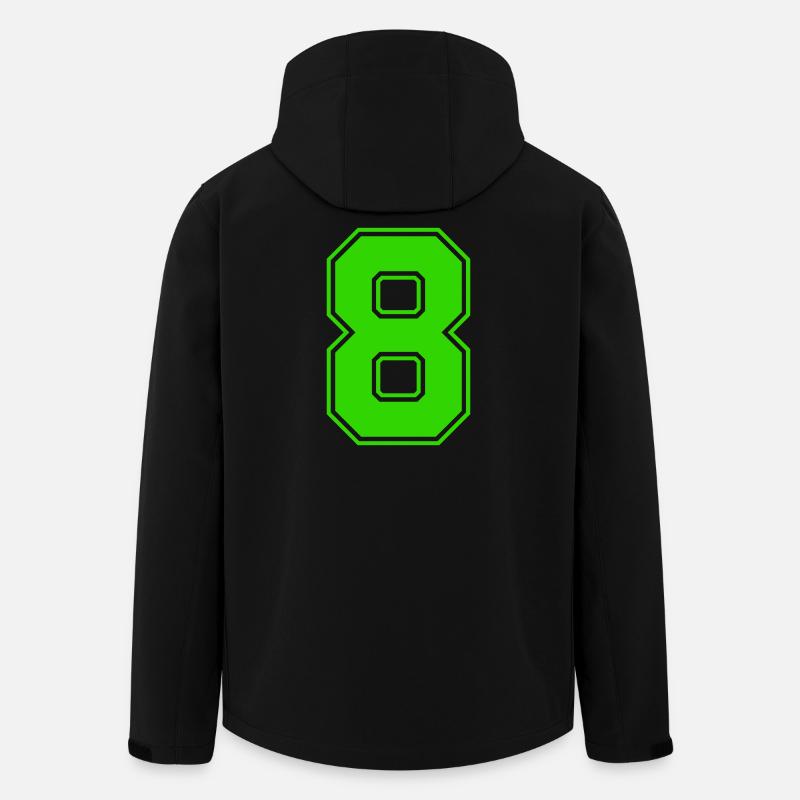 8-- - Men’s Recycled Softshell Jacket by Stanley/Stella - black