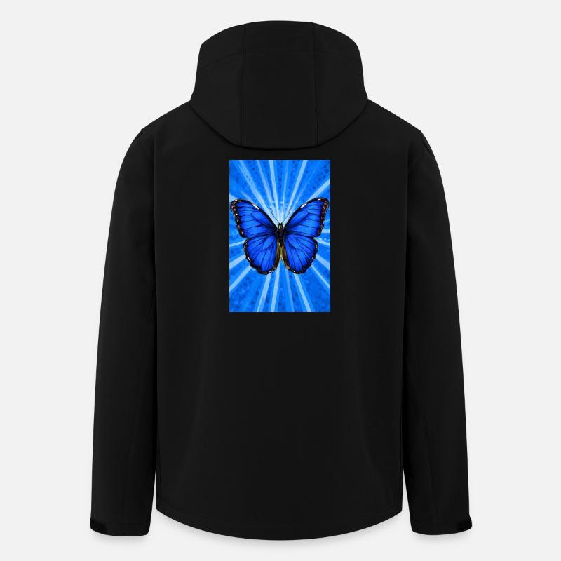 butterfly - Men’s Recycled Softshell Jacket by Stanley/Stella - black