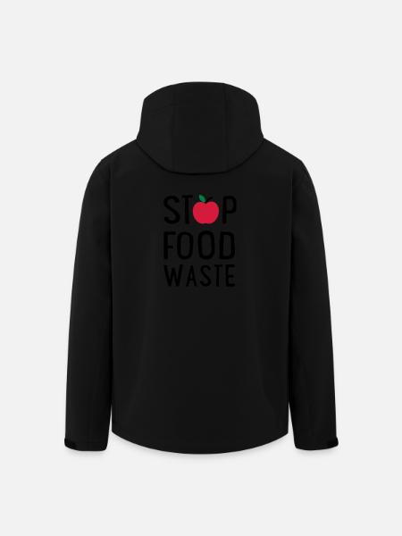 Lebensmittel´ - Recycelte Männer Softshell-Jacke von Stanley/Stella - Schwarz