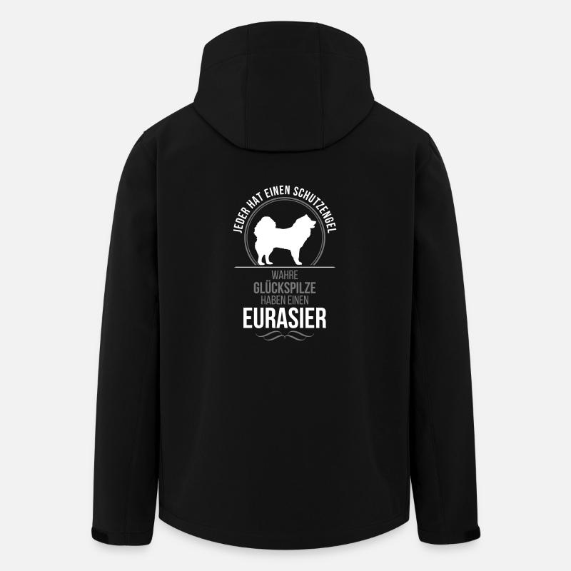 EURASIER Schutzengel Wilsigns - Recycelte Männer Softshell-Jacke von Stanley/Stella - Schwarz
