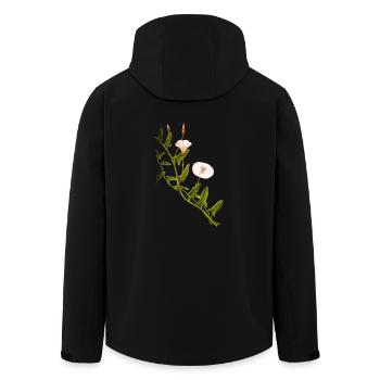 herbes thym romarin persil origan aneth - Veste softshell homme en polyester recyclé Stanley/Stella - noir - Dos - AI Model Male 185 light (185cm)