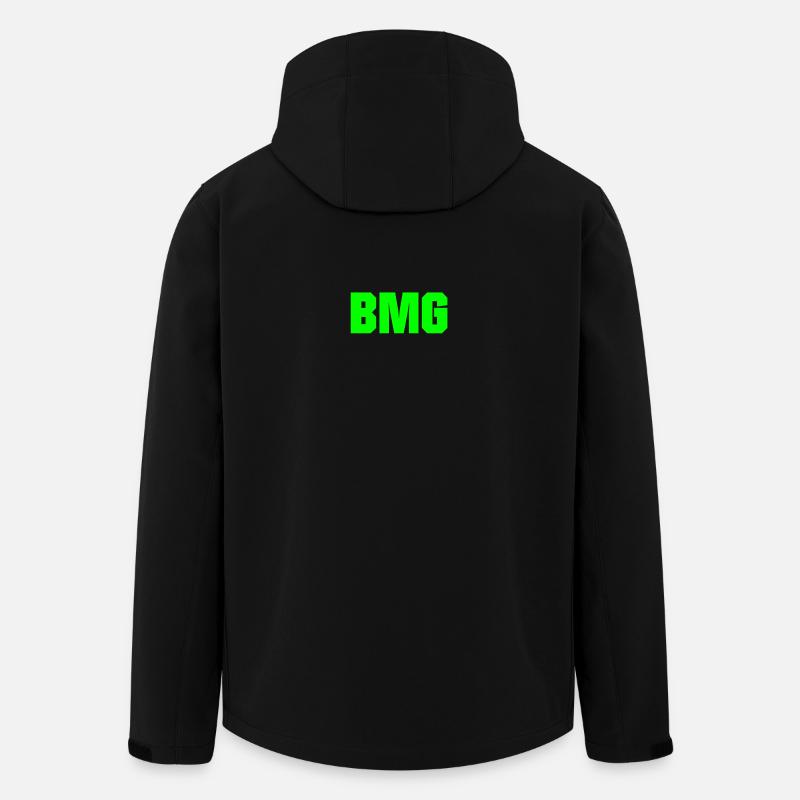 BMG 10 - Recycelte Männer Softshell-Jacke von Stanley/Stella - Schwarz