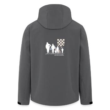HRVATSKA VOJSKA - Veste softshell homme en polyester recyclé Stanley/Stella - noir - Dos - AI Model Male 185 light (185cm)