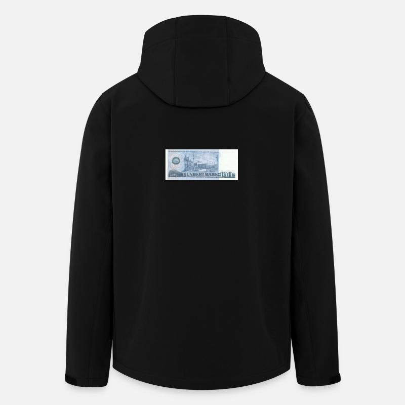 100 Marks of the GDR - Men’s Recycled Softshell Jacket by Stanley/Stella - black