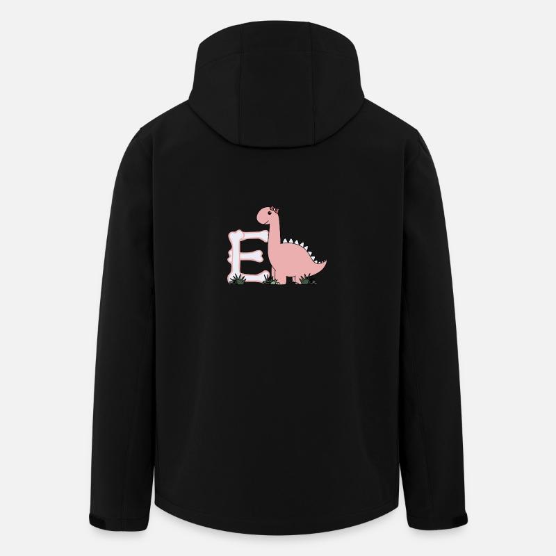 Lettre E - Veste softshell homme en polyester recyclé Stanley/Stella - noir