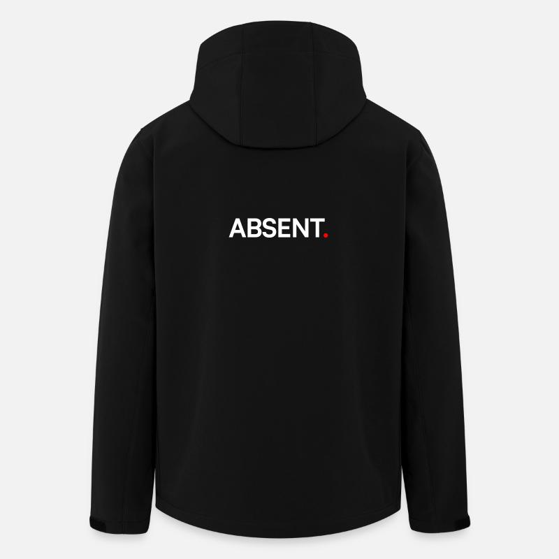 ABSENT. Design Minimal Expression Moderne - Veste softshell homme en polyester recyclé Stanley/Stella - noir