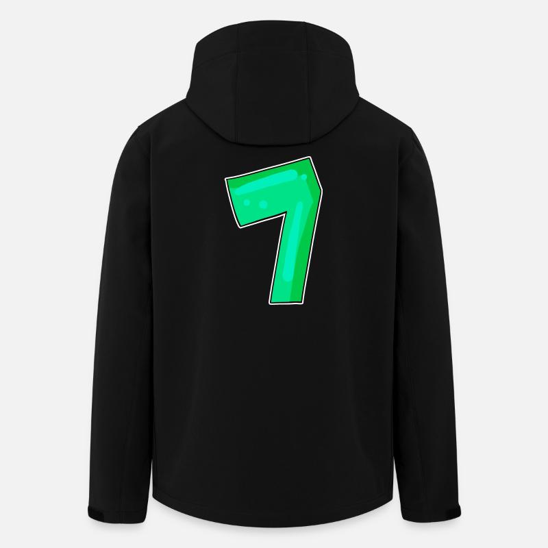 Numéro 7 Numéro Sept - Veste softshell homme en polyester recyclé Stanley/Stella - noir