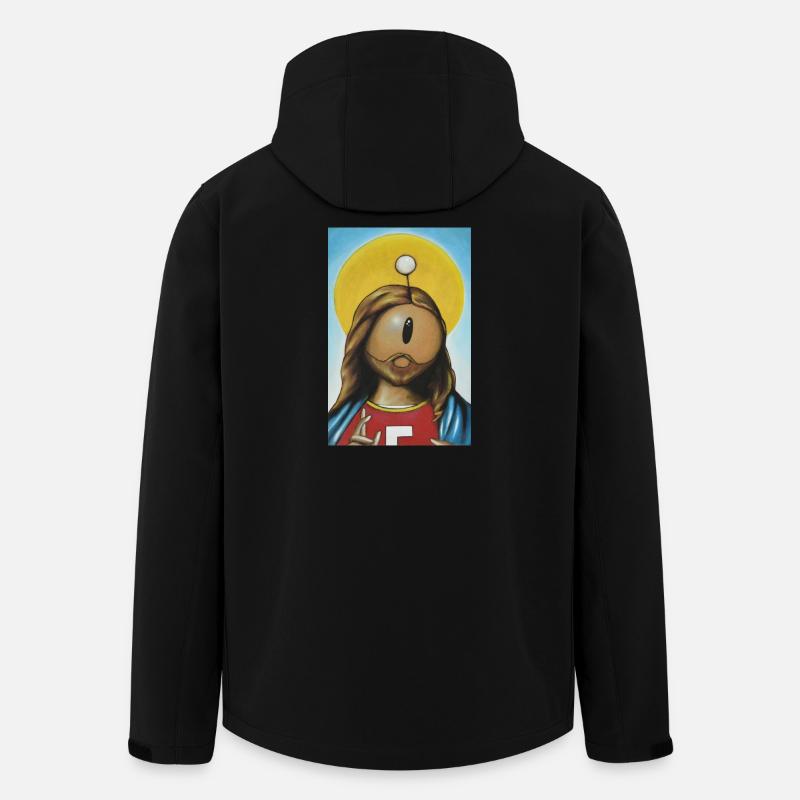 Botsus - Recycelte Männer Softshell-Jacke von Stanley/Stella - Schwarz