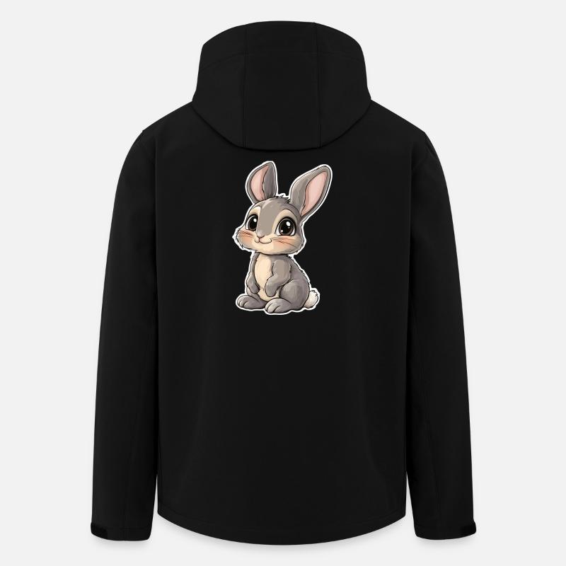 Hase - Recycelte Männer Softshell-Jacke von Stanley/Stella - Schwarz