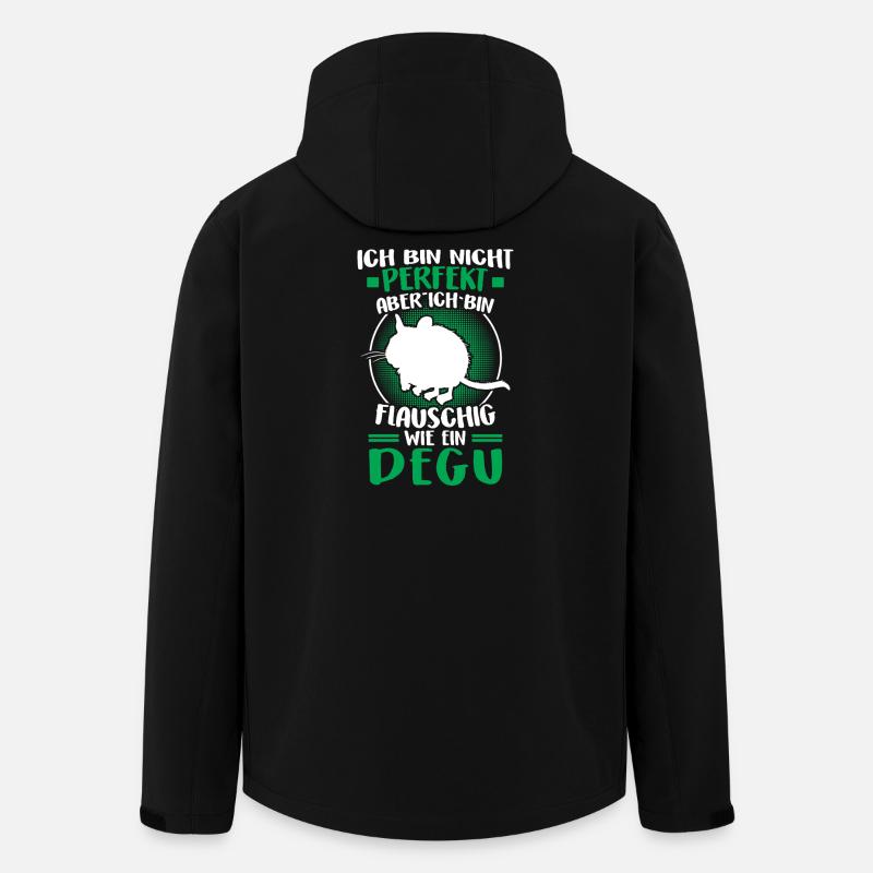 Degu not perfect Common degu - Men’s Recycled Softshell Jacket by Stanley/Stella - black