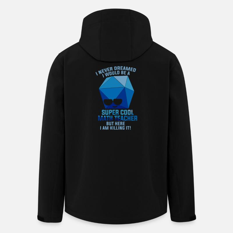 Funny Math Sayings Math Teacher - Men’s Recycled Softshell Jacket by Stanley/Stella - black