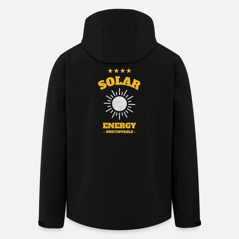 Solar energy: Unstoppable - Men’s Recycled Softshell Jacket by Stanley/Stella - black