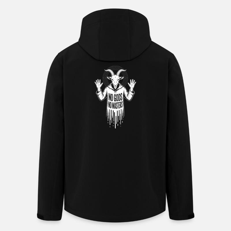 Manifeste du Crâne de Chèvre - Veste softshell homme en polyester recyclé Stanley/Stella - noir