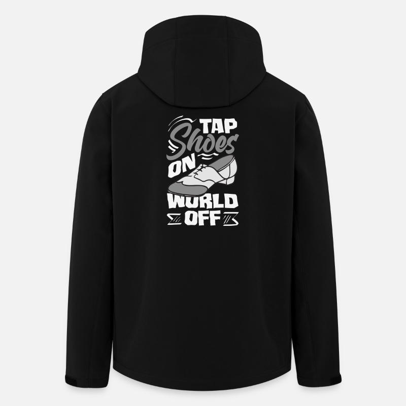 Stepptänzer, Steppschuhe, Tap Dance - Recycelte Männer Softshell-Jacke von Stanley/Stella - Schwarz