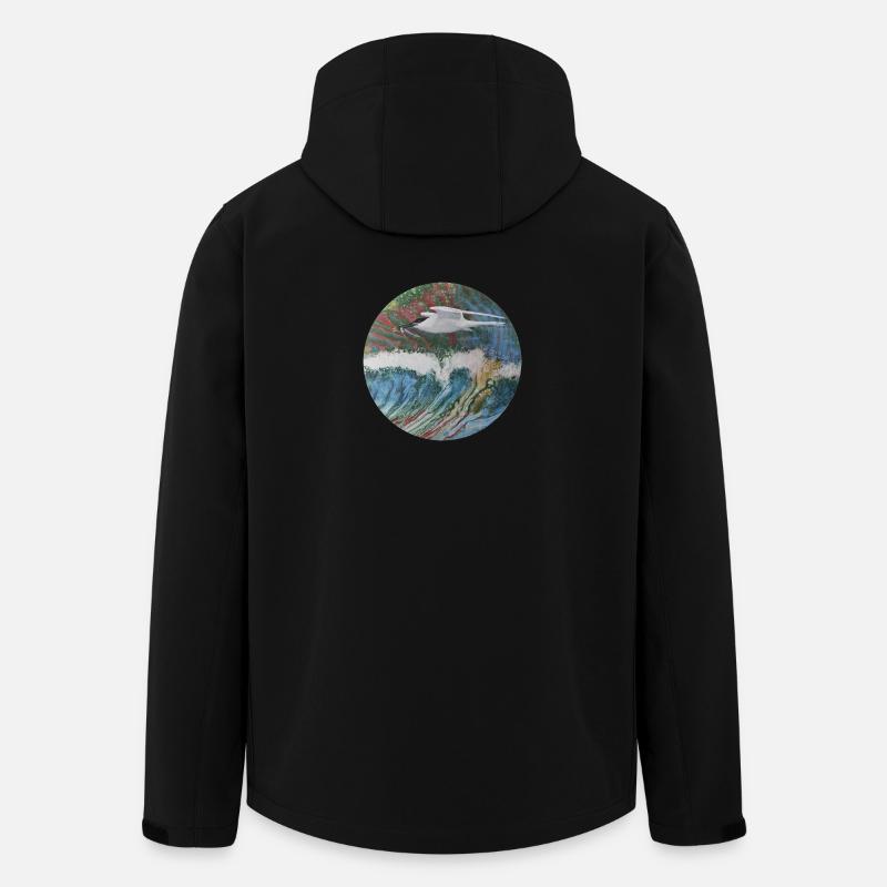 Seagull - Men’s Recycled Softshell Jacket by Stanley/Stella - black