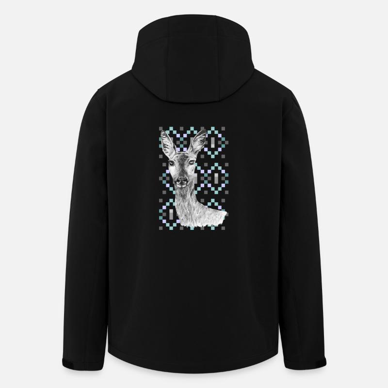 Roe - Men’s Recycled Softshell Jacket by Stanley/Stella - black