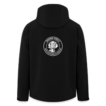 Magyar Vizsla Jagdgebrauchshund Jäger Wilsigns - Recycelte Männer Softshell-Jacke von Stanley/Stella - Schwarz - Hinten - AI Model Male 185 light (185cm)