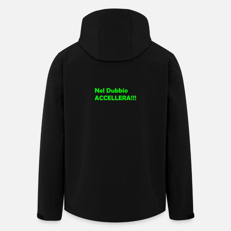 Nel_Dubbio_Accellera!!! - Recycelte Männer Softshell-Jacke von Stanley/Stella - Schwarz