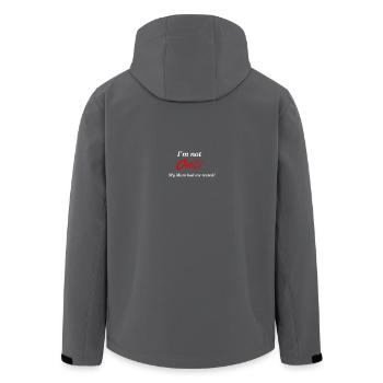 Crazy Cooper - Veste softshell homme en polyester recyclé Stanley/Stella - noir - Dos - AI Model Male 185 light (185cm)