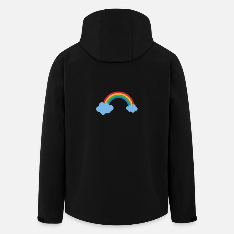 arc-en-ciel - Veste softshell homme en polyester recyclé Stanley/Stella - noir