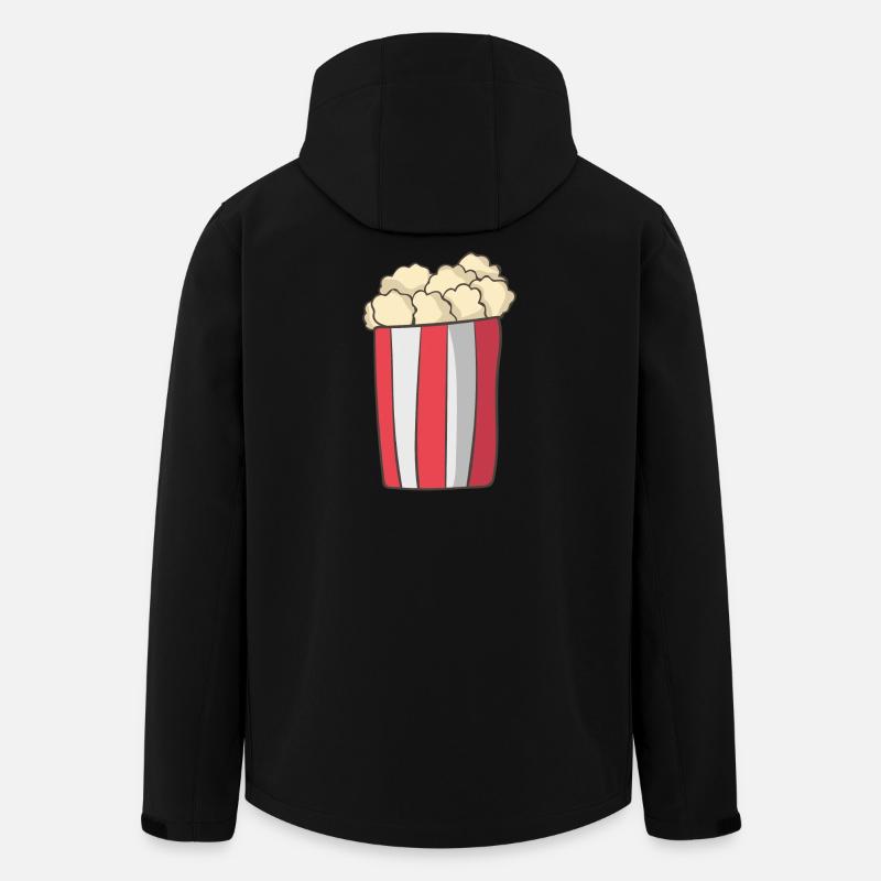 Popcorn - Men’s Recycled Softshell Jacket by Stanley/Stella - black