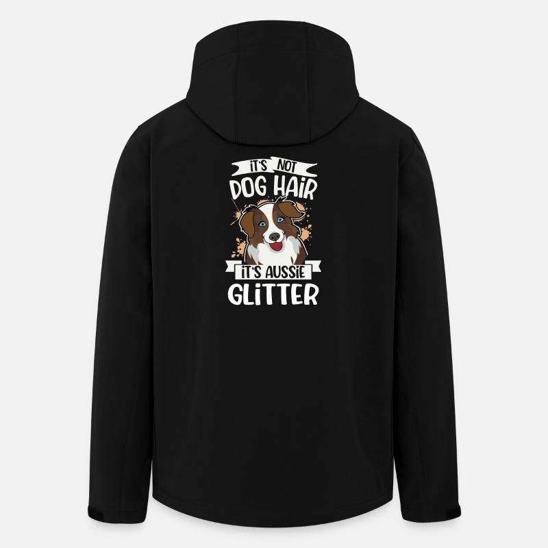 Australian Shepherd - Recycelte Männer Softshell-Jacke von Stanley/Stella - Schwarz