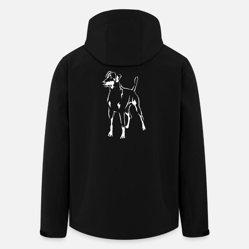 Doberman "Black Edition" - Men’s Recycled Softshell Jacket by Stanley/Stella - black