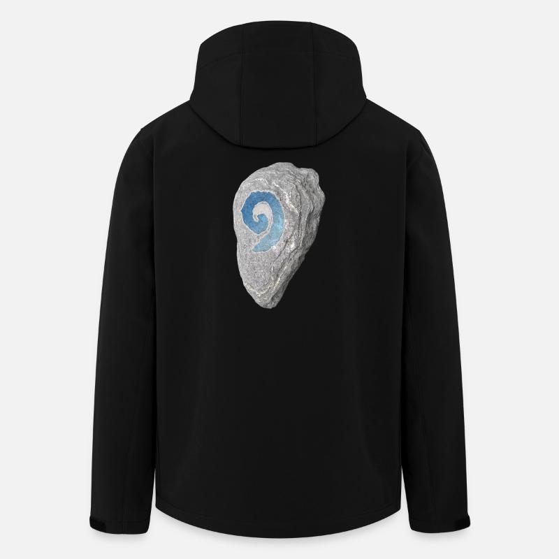 Herdstein - Recycelte Männer Softshell-Jacke von Stanley/Stella - Schwarz