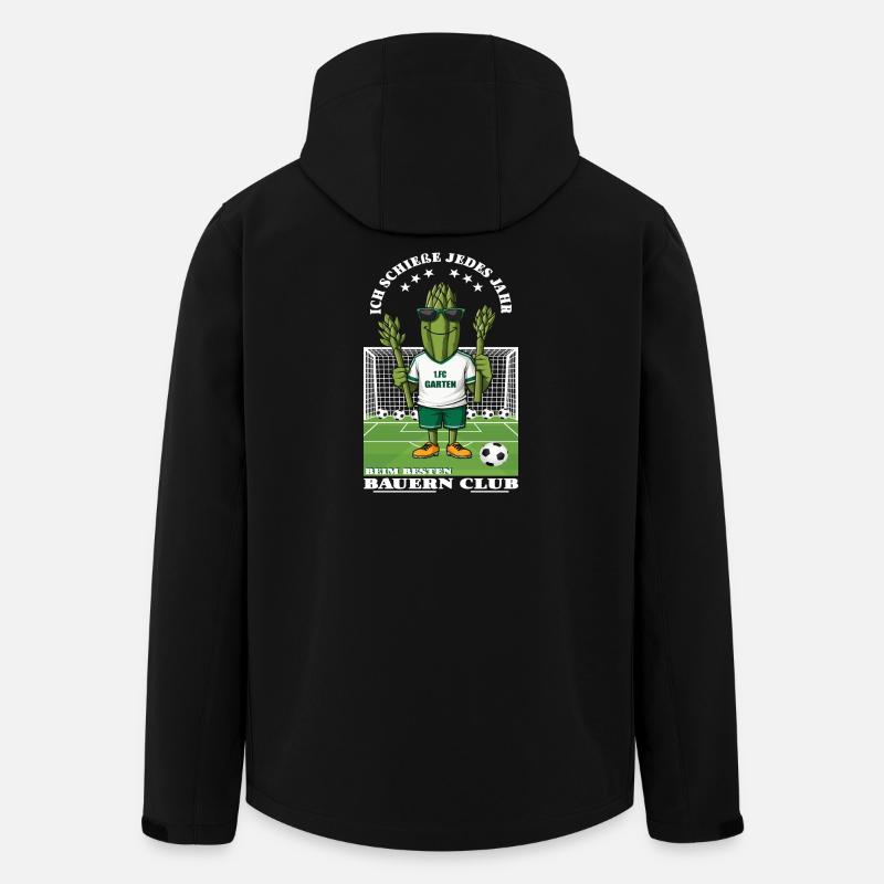 1.FC Garten Spargel Verein - Recycelte Männer Softshell-Jacke von Stanley/Stella - Schwarz