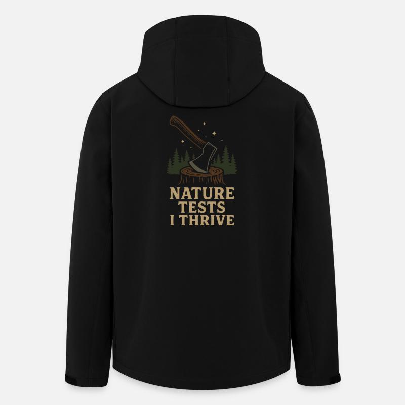 Survival Powers Boscroon Ferocious Abilities - Men’s Recycled Softshell Jacket by Stanley/Stella - black