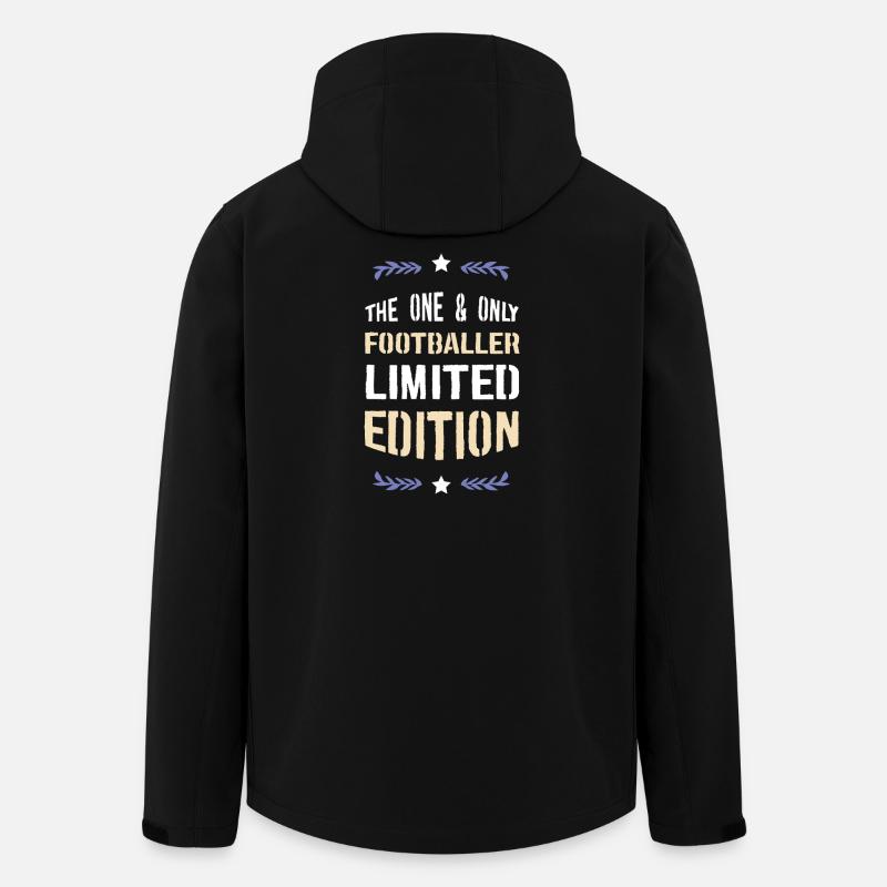 Footballeur unique en édition limitée - Veste softshell homme en polyester recyclé Stanley/Stella - noir