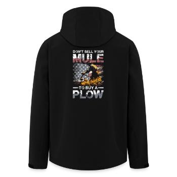 Ne vendez pas votre mulet pour une charrue - Veste softshell homme en polyester recyclé Stanley/Stella - noir - Dos - AI Model Male 185 light (185cm)