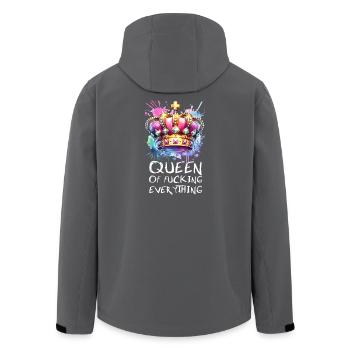 Reine de tout avec de l’attitude et du style - Veste softshell homme en polyester recyclé Stanley/Stella - noir - Dos - AI Model Male 185 light (185cm)