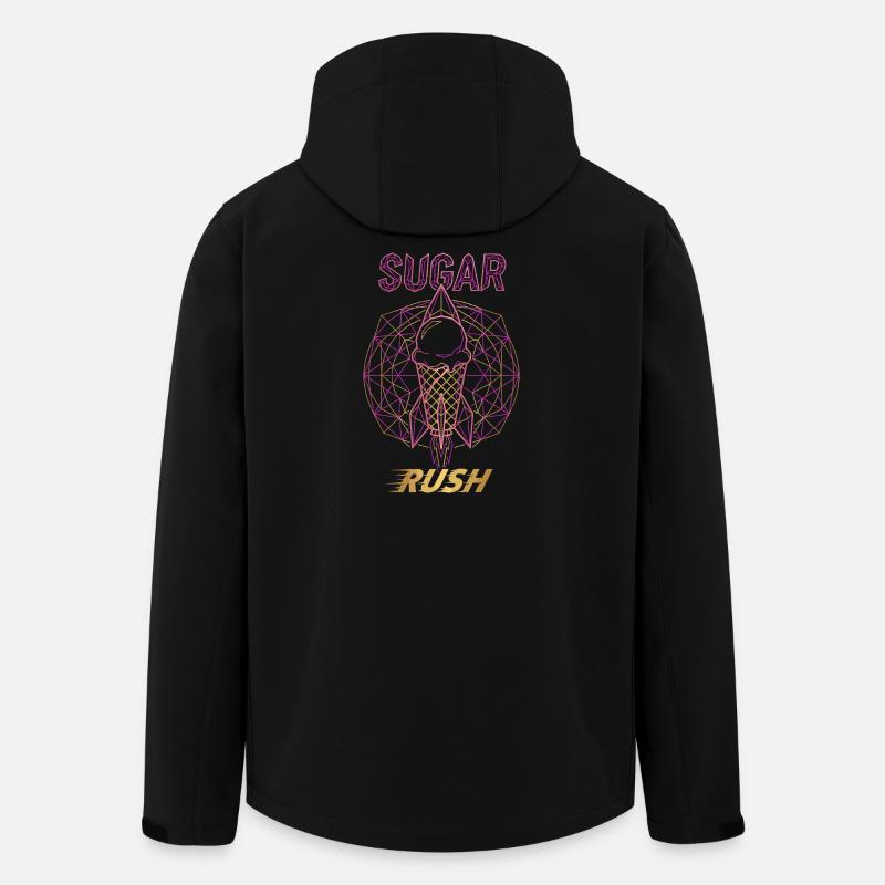 Sugar Rush Eis Rakete - Recycelte Männer Softshell-Jacke von Stanley/Stella - Schwarz