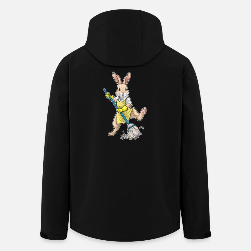 Hase - Recycelte Männer Softshell-Jacke von Stanley/Stella - Schwarz
